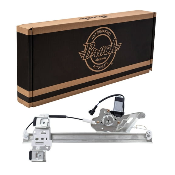 Brock Window Regulator w/ Motor for 2000-2005 LeSabre Front Left 15231241