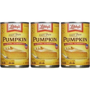 Libby’s 100% Pure Canned Pumpkin Puree - Gluten Free - 15 oz. Can (3 Pk)