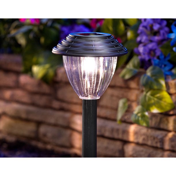 Moonrays 91747 Solar Woven Light Brown Plastic Path Com Moonrays 91747 Solar Woven Light Brown, Moonrays Garden Lights