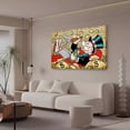 thumbnail image 3 of Mike Mozart Modern Art Picture Alec Monopoly Laying In Coins Canvas Poster Bedroom Decor Sports Landscape Office Room Decor Gift,Frame-style,16x24inch(40x60cm), 3 of 8