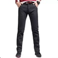 thumbnail image 1 of Pantalón Recto Casual De Hombre De Algodón Y Lino Stretch, 1 of 8