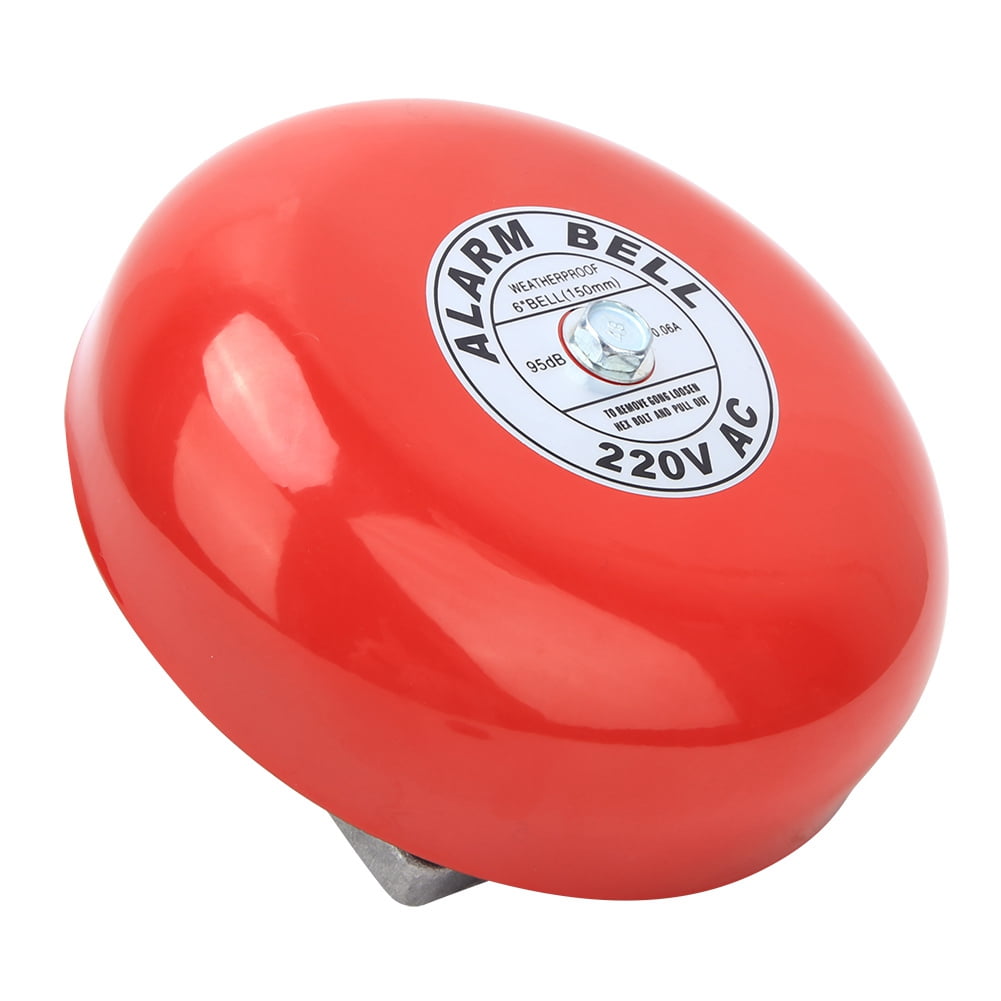 Fire Alarm Electric Bell Round Bell CB6B Fire Alarm Bell 150mm 95dB