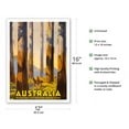 thumbnail image 2 of Australia - The Tallest Trees in the British Empire - Marysville Victoria - Vintage Travel Poster by Percy Trompf c.1930 - Bamboo Fine Art 290gsm Paper (Unframed) 12x16in, 2 of 4