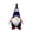 A, variant on Scandinavian Gnome Plush Doll with Knitted Hat and Striped Sleeves Nordic Style Soft Decorative Ornament for Home Office