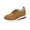 Brown, variant on EKVAHL Orthopedic Dress Shoes for Women Lace Up Platform Casual Shoes, Soft Upper Comfort Walking Sneakers, Lightweight Non Slip Wedge Sole Daily Oxford Shoes