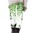 thumbnail image 6 of LEKWK Womens Yoga Leggings Clover Print St Patrick'S Day Yoga Pants High Waist Holiday Festival Soft Leggings Stretchy Party Casual Outfits, 6 of 6