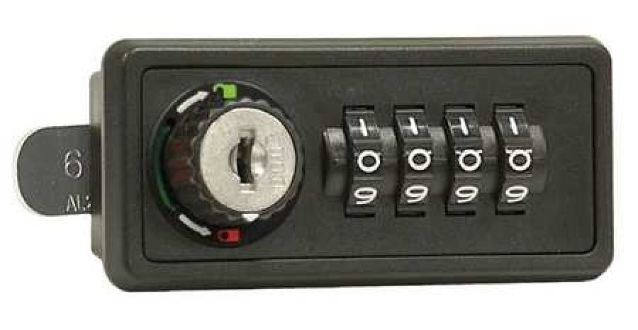 SALSBURY INDUSTRIES 3682 Resettable Combination Lock,Mailbox Door