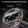 thumbnail image 3 of DIDADI For Samsung Galaxy Watch 8 Classic 46mm Hard Case With Glass Screen Protector, Black, 3 of 10