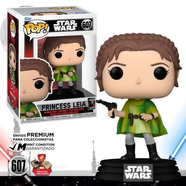 Funko Pop Princesa Leia #607 El Regreso Del Jedi Star Wars Original Funko 40 Aniversario