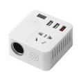 thumbnail image 1 of 150W Smart 12V to 3 USB Outputs quick charge White, 1 of 8