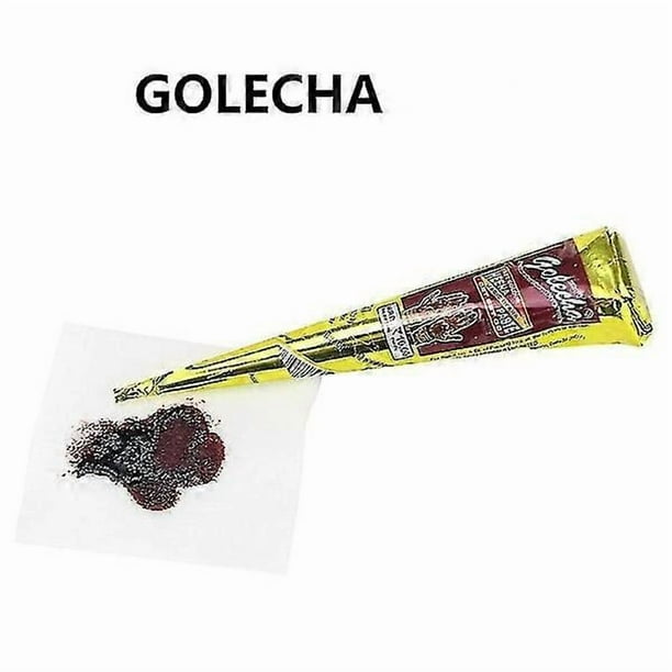 Natural Ready-to-use Henna Paste Hair Dye Hair Cone Red-brown. Hair coloring and beauty product.