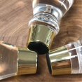 thumbnail image 5 of 6.9Inch Acrylic Furniture Legs Replacement Sofa Feet Cabinet Modern Clear Decor DIY Legs Bed Feet Tapered Style Set of 4, 5 of 5