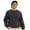 Black, variant on Men's Flatback Knit Crew Pullover #1731