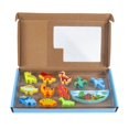 thumbnail image 1 of Rompecabezas de anillos apilables para niños, rompecabezas de educación temprana, juguetes educativos para niños, bloques de construcción altos apilables con equilibrio de dinosaurios, 1 of 6
