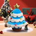 thumbnail image 1 of Puntoco Almohada navideña con forma de árbol de Navidad, regalo de vacaciones, cojín navideño, 1 of 5