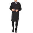 thumbnail image 3 of Adam Baker Men's Single Breasted Breasted Full Length Trench Coat All Year Round Raincoat, 3 of 4