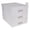 White, variant on Bigso Oskar Fiberboard Label Frame Document Letter Box - File Organizer Box for Important Paperwork - Document Storage with a Lid & Metal Label Window - 3.3 in x 10.2 in x 13.8 in - 3 Pack - White