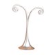 thumbnail image 4 of Soporte para exhibir pendientes, soporte para colgar pendientes, soporte de mesa de metal elegante en forma de T para Plata, 4 of 9