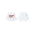 thumbnail image 2 of Toddler Baby Girls Boys Fall Sweatshirt 3 6 12 18 24 Months 2T 3T Letter Print Long Sleeve Round Neck Casual Pullover Tops, 2 of 8