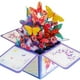 thumbnail image 3 of Tarjeta de mariposa 3D, decorativa creativa, tarjeta de felicitación, tarjeta del día de la madre para festivales festivos, 3 of 8