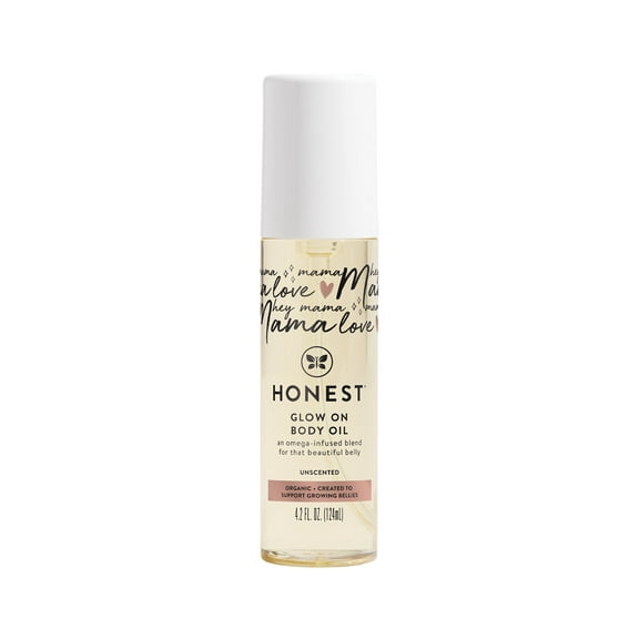 The Honest Company Honest Mama Glow-On Body Oil, 4.2 fl. oz.