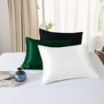 thumbnail image 5 of Organictune 12 Pack Silky Satin Standard Pillowcases for Hair and Skin, Super Soft and Cooling Pillow Cases with Envelope Closure, 20x26 Inches, Green, 5 of 5