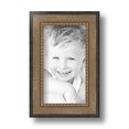 thumbnail image 2 of ArtToFrames 4x7 inch Gold with Black Edge Picture Frame, Gold Wood Poster Frame (4990), 2 of 7