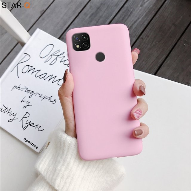Funda de teléfono de silicona de Color caramelo para Xiaomi Redmi 9C Nfc 9A 9AT mate suave Tpu contraportada Xiomi Redmi9c Redmi9a Fundas Coque Tan Jianjun unisex