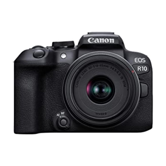 Canon EOS R10 Appareil Photo Sans Miroir avec Objectif RF-S 18-45 mm, Trousse