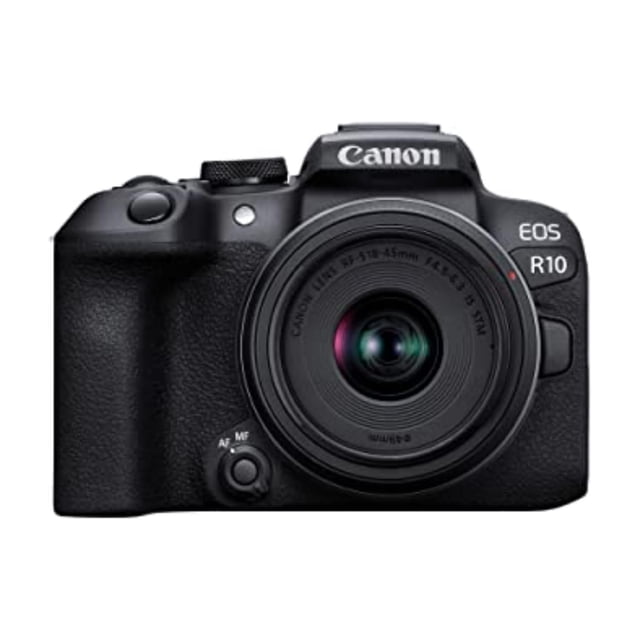 Canon EOS R10 Mirrorless Camera with RF-S 18-45mm Lens Kit