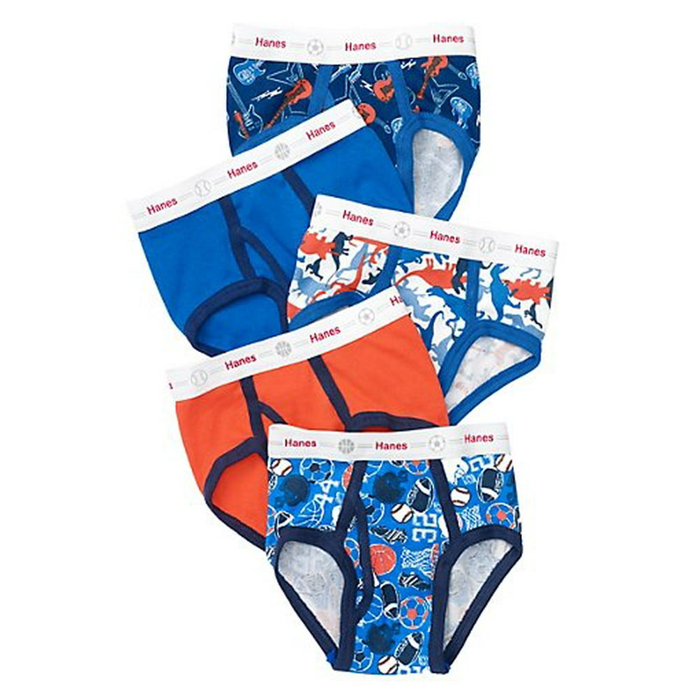 Hanes Hanes Toddler Boys Assorted Brief Underwear, 5Pack Walmart