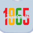 thumbnail image 4 of Inktastic 1865 Juneteenth Boys or Girls Baby Bib, 4 of 4