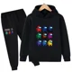 thumbnail image 4 of Conjunto de 2 piezas de sudadera y pantalones con estampado de dibujos animados de Sonic para niños de 2 a 12 años, ropa para niños y niñas, trajes deportivos para primavera y otoño, novedad de 2024, 4 of 5