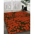 thumbnail image 2 of Ahgly Company Indoor Rectangle Patterned Saffron Red Area Rugs, 5' x 7', 2 of 6