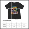 thumbnail image 5 of Tee Hunt Dean Russo Cute Lazy Sloth Youth T-Shirt Funny Wild Life Colorful Kids, 5 of 5