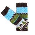 thumbnail image 2 of Women'S Christmas Tree Thickened Wool Open Finger Knitting Colorful Warm Half Finger Gloves, 2 of 3