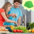 thumbnail image 6 of NOGIS 6 Pack Vegetable and Fruit Life Extender Fridge Shelf Sponge Liner, 12"x15" Cuttable, Washable, & Reusable Refrigerator Mat, Ventilation to Keep Produce Fresh Longer Prevents Spoilage, 6 of 7