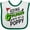 White and Green, variant on Inktastic Going Golfing with My Poppy- Kids Golf Boys or Girls Baby Bib