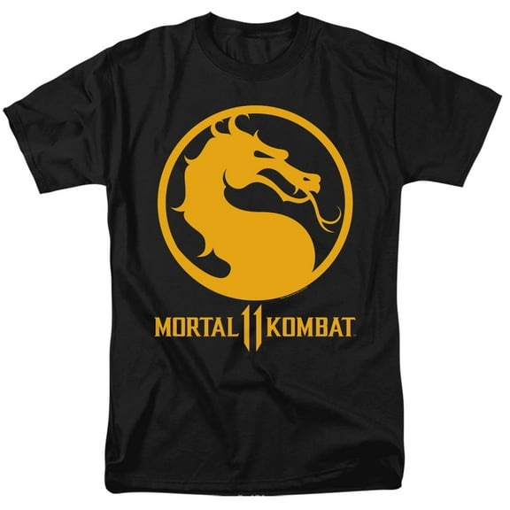 Mortal Kombat 11 T-Shirt Dragon Logo Unisex Graphic Tee For Men & Women Black 
