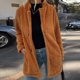 thumbnail image 5 of Pntutb Mujer Otoño e Invierno Color sólido Mangas largas Chaqueta de lana de doble cara Rebeca Abrigo Liquidación Pntutb Pntutb-1708, 5 of 7
