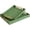 Green, variant on A set of two sharkskin-patterned wooden trays with gold-polished metal handles, suitable for footstools, coffee tables, and bathrooms.