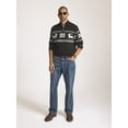 thumbnail image 2 of Chaps Men’s and Big Men’s Holiday Fair Isle Quarter Zip Sweater, Sizes S-2XL, 2 of 7
