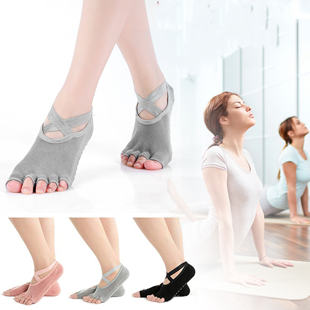 Details about / Women Non-Slip Grip Pilates Barre Ballet Dance Sport Exercise Socks Yoga Socks