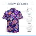 thumbnail image 7 of High Quality Hawaiian Shirts for Men Short Sleeve Aloha Beach Shirt Floral Summer Casual Button Down Shirts Blouses D6IK5O, 7 of 7