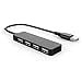 thumbnail image 3 of Hub USB, Répartiteur USB, Adaptateur USB 4 Ports, Rallonge USB pour Ordinateur Portable, PC, MacBook, Mac Pro, Mac Mini, iMac, Surface Pro et Plus (Noir-USB 2.0/0.3m), 3 of 4