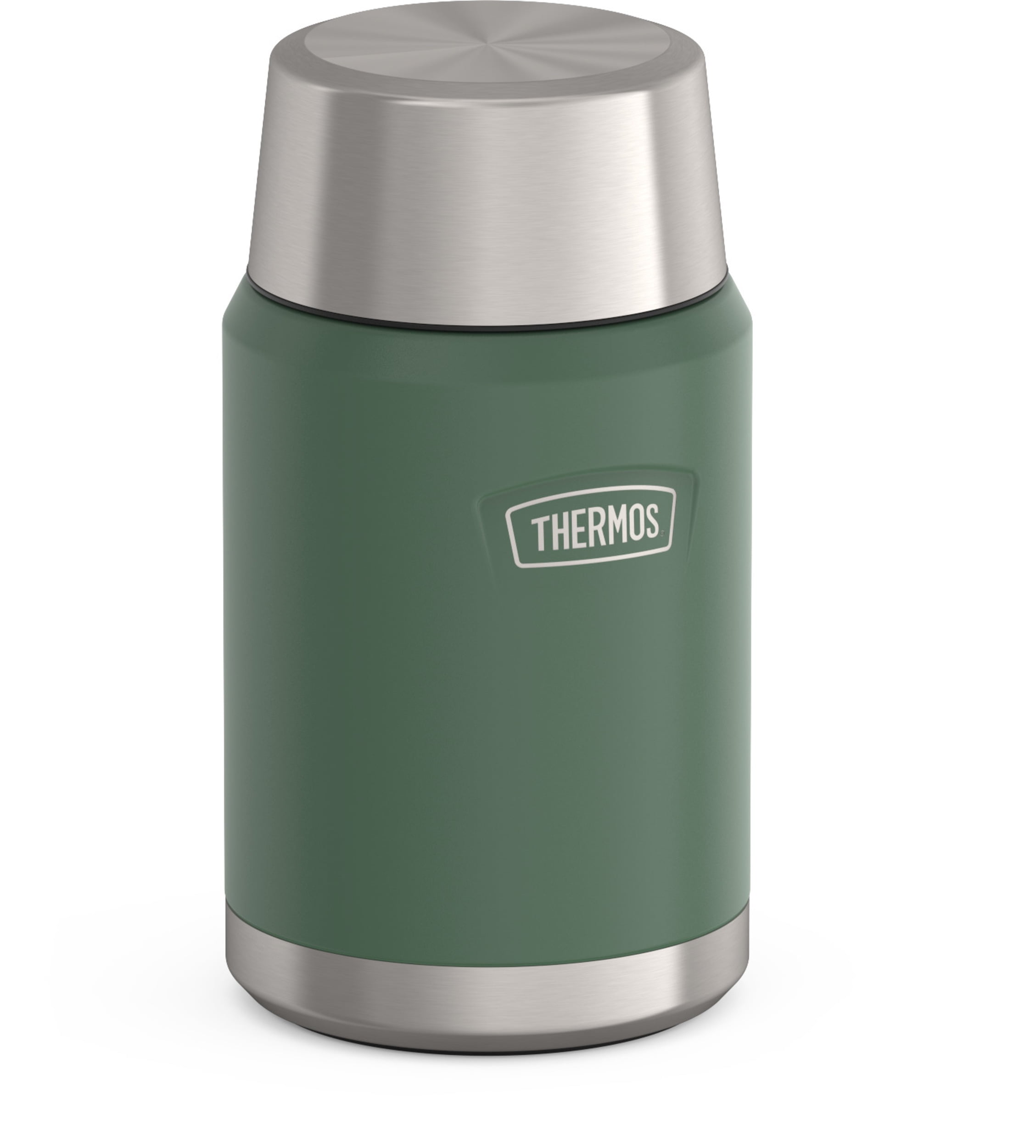 Thermos Stainless Steel Insulated Food Jar with Spoon, 24oz, Alpine Green, Ideal Use for Workday Meals and Travel, Made for Portable Food Storage, Dishwasher Safe, For Hot & Cold Food