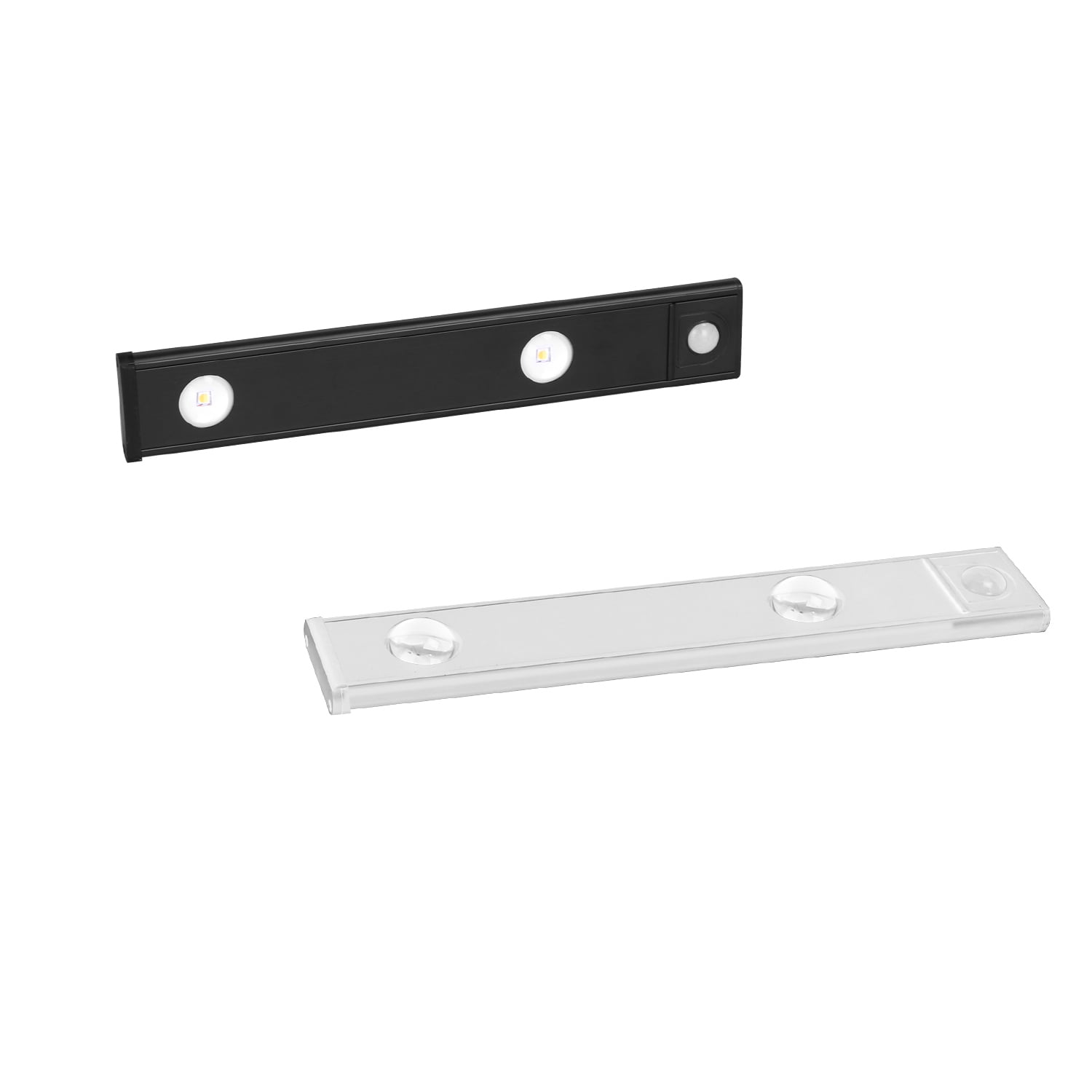 iMounTEK 7.9in Under Cabinet Lights with Motion Sensor, Rechargeable LED Under Cabinet Lighting Wireless Light for Kitchen, Wardrobe, Cupboard, Black(2Pcs)