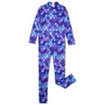 thumbnail image 3 of TiaoBug Girls Long Sleeve Leotard Kids Mermaid Costume Dance/Gymnastics/Athletic Full Length Jumpsuit Type I 5-6, 3 of 7