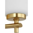 thumbnail image 4 of Adley Collection One-Light Satin Brass Etched Opal Glass New Traditional Bath Vanity Light, 4 of 14