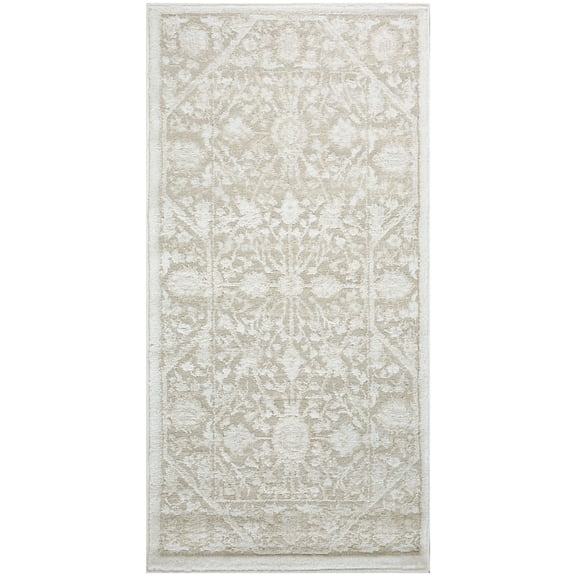 Nourison Dekor 2' x 4' Ivory Beige Vintage Indoor Rug